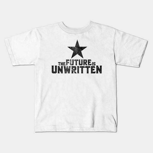 The Future is Unwritten Kids T-Shirt by MadeByMystie